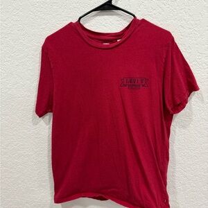 Levi's Bold Red Crewneck Tee